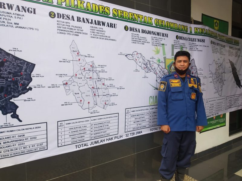 Nendri,  kepala Damkar sektor Ciawi. /Iwan Maulana Ardi / Apakabar Bogor.