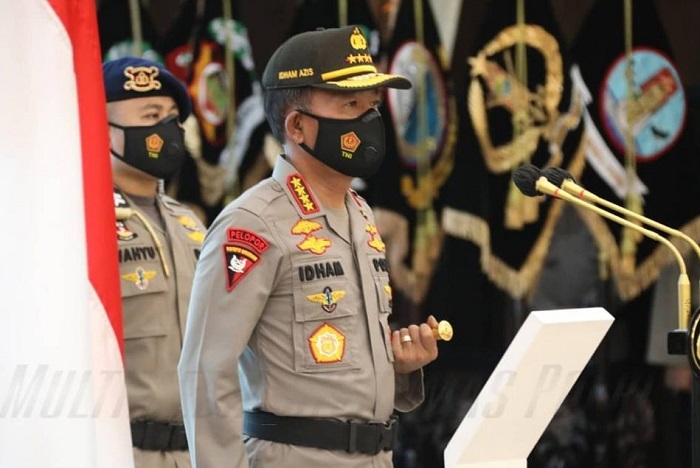 Kapolri Jenderal, Idham Azis. /Instagram.com/@divisihumaspolri.
