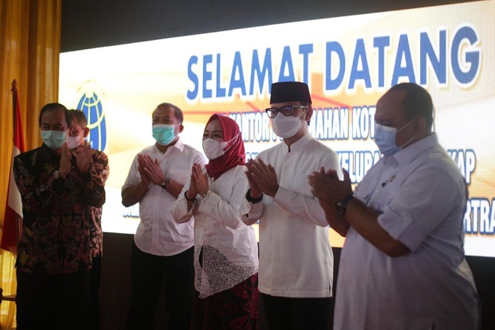 BPN Kota Bogor, mendeklarasikan Kelurahan Lengkap sekaligus melaunching inovasi aplikasi layanan pertanahan Bogor bertransformasi (Botrans) menuju Digitalisasi Office (DILO). Dok. Denis Suparis 