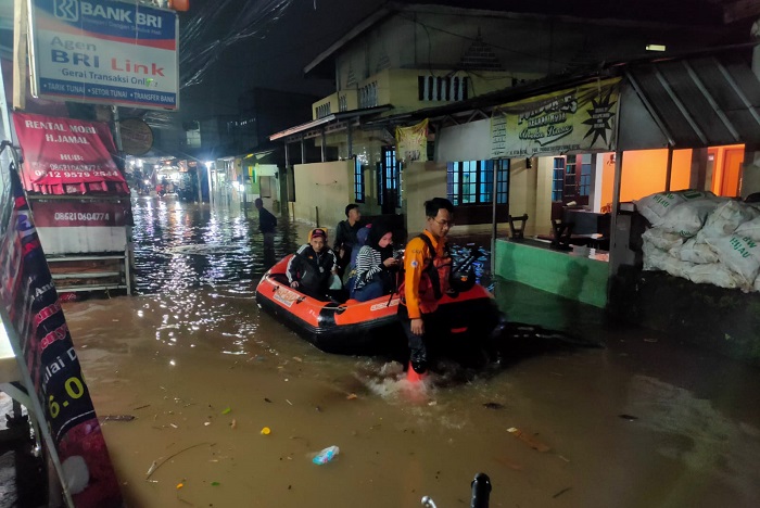 Sebanyak 670 jiwa terdampak banjir di Kabupaten Bogor, Provinsi Jawa Barat. (Dok. BNPB)
