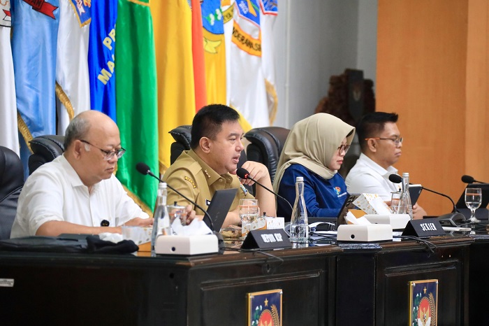 Deputi Bidang Ketersediaan dan Stabilisasi Pangan NFA, I Gusti Ketut Astawa Rapat Koordinasi Pengendalian Inflasi Daerah di Kemendagri. (Dok. Bapanas)