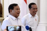 Presiden  Prabowo Subianto dan mantan Presiden Jokowi. (Dok. Presidenri.go.id)