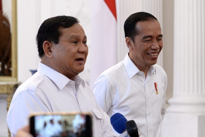 Presiden  Prabowo Subianto dan mantan Presiden Jokowi. (Dok. Presidenri.go.id)