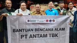PT Antam UBPE Pongkor telah menyalurkan bantuan logistik bagi korban banjir bandang dan longsor di Kecamatan Cigudeg. (Dok. PT Antam UBPE Pongkor )