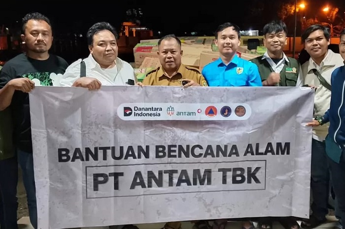 PT Antam UBPE Pongkor telah menyalurkan bantuan logistik bagi korban banjir bandang dan longsor di Kecamatan Cigudeg. (Dok. PT Antam UBPE Pongkor )